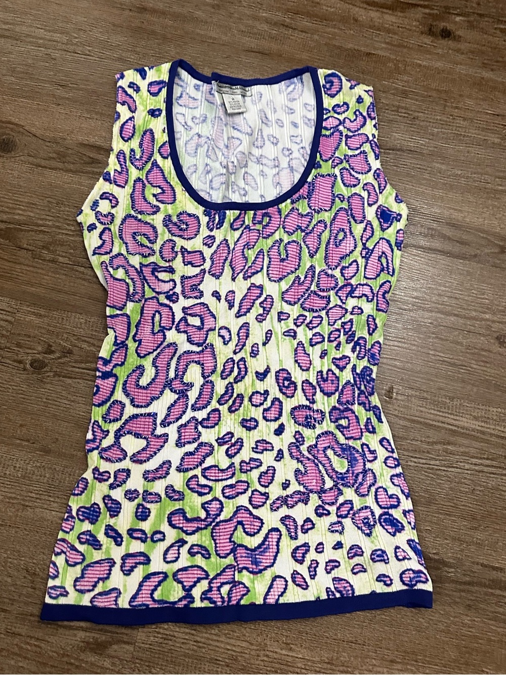 Bright Leopard Print Tank